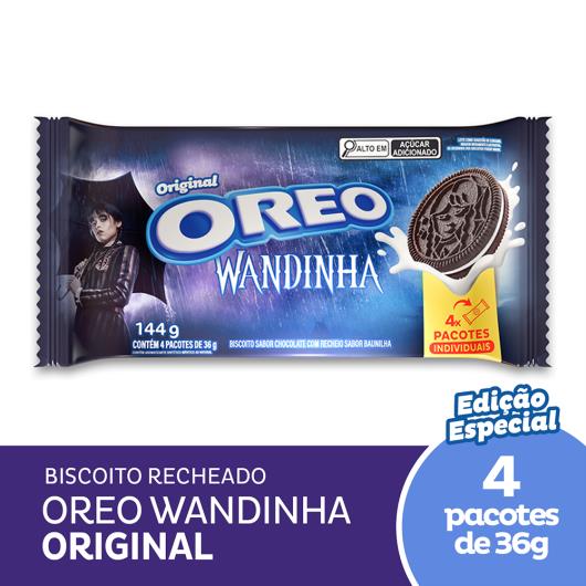 Biscoito Recheado Oreo Original Wandinha Multipack 144g - Imagem em destaque