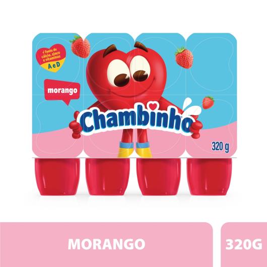 Petit Suisse Chambinho Morango 320G - Imagem em destaque