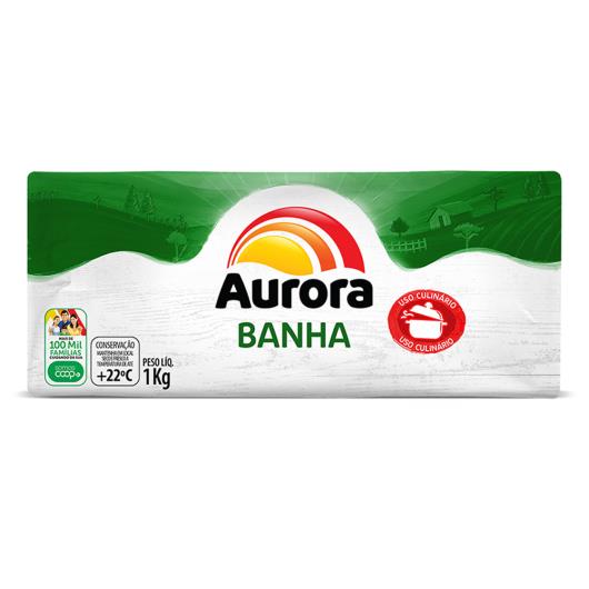 Banha Refinada Aurora Refrigerada Pacote 1kg - Imagem em destaque