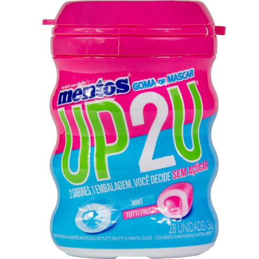 Goma Mentos UP2U Mint Tutti Frutti sem Açúcar 56g - Imagem em destaque