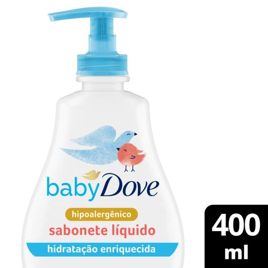 Sabonete Líquido da Cabeça aos Pés Baby Dove Hidratação Enriquecida 400ml - Imagem em destaque