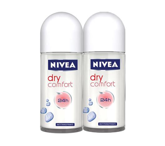 2 Desodorantes Nivea Roll On Dry  50% Desconto Segundo 100ml - Imagem em destaque
