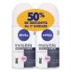 Pack Antitranspirante Nivea Roll-On Invisible Black & White 50 ml Cada 50% de Desconto na 2ª Unidade - Imagem 4005900181046_1_1_1200_72_RGB.jpg em miniatúra