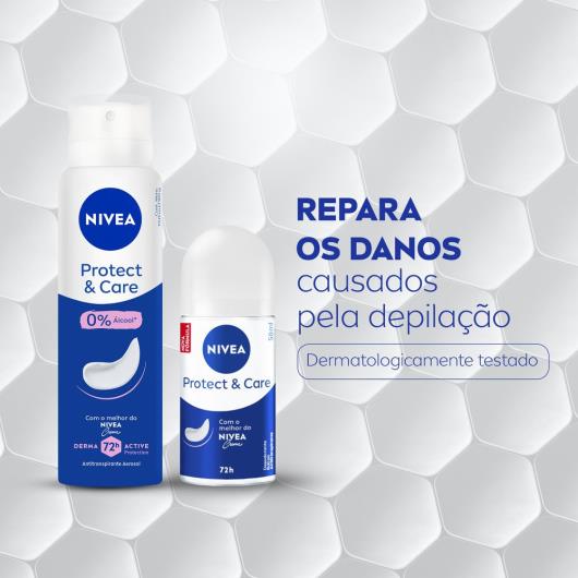 NIVEA Desodorante Antitranspirante Roll On Protect & Care 50ml - Imagem em destaque