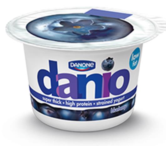 Iogurte Danio Blueberry 125g - Imagem em destaque