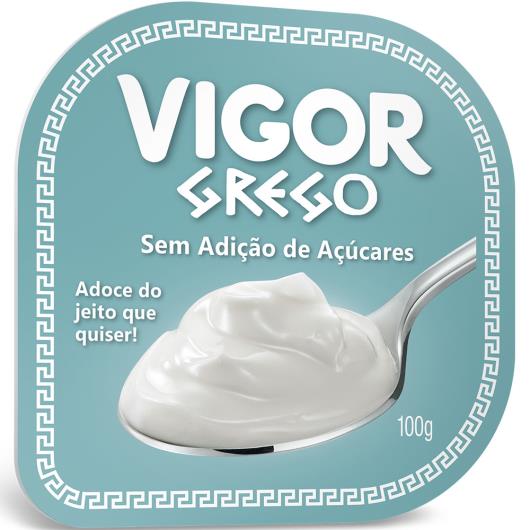 Iogurte vigor grego sem adição açúcar 100g - Imagem em destaque