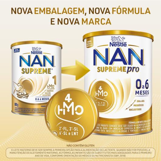 Fórmula Infantil Nan Supreme Pro 0 a 6 Meses 400g - Imagem em destaque