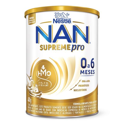 Fórmula Infantil Nan Supreme Pro 0 a 6 Meses 400g - Imagem em destaque