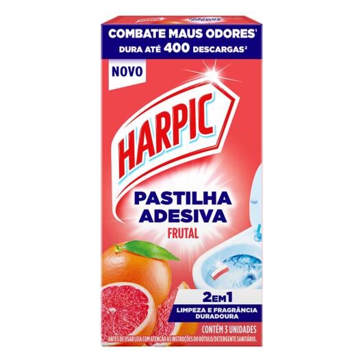 Detergente Sanitário Harpic Pastilha Adesiva Frutal 3 Unidades - Imagem em destaque