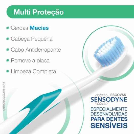 Escova Dental Sensitive Multi Proteção Macia unidade - Imagem em destaque