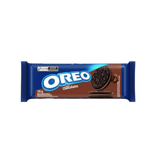 Biscoito Recheado Oreo Chocolate 36g - Imagem em destaque