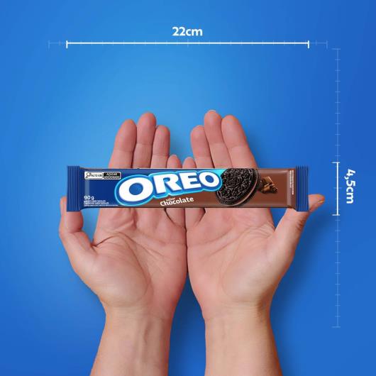 Biscoito Recheado Oreo Chocolate 90g - Imagem em destaque