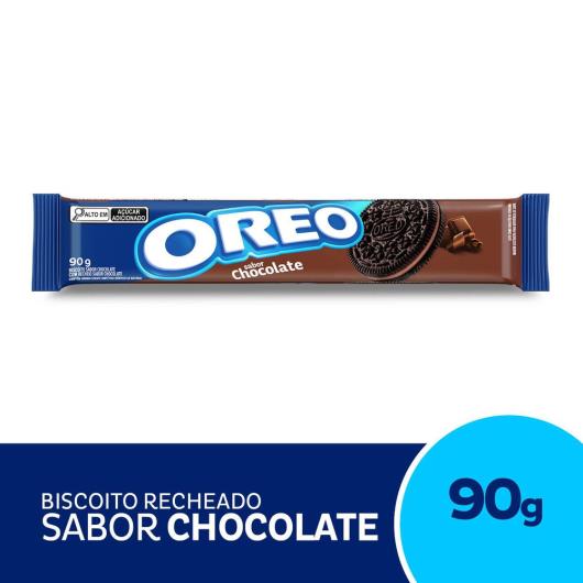 Biscoito Recheado Oreo Chocolate 90g - Imagem em destaque