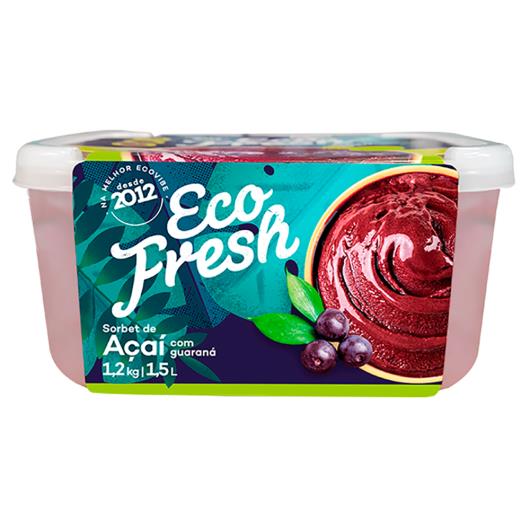 Sorbet Açaí com Guaraná Eco Fresh Pote 1,02l - Imagem em destaque