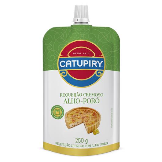 Requeijão Cremoso Alho Poró Catupiry Culinária Pouch 250g - Imagem em destaque