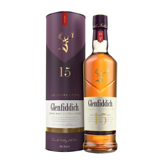 Whisky Escocês Single Malt 15 Anos Glenfiddich Garrafa 750ml - Imagem em destaque