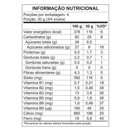 Cereal Matinal MOÇA Flakes 120g - Imagem em destaque