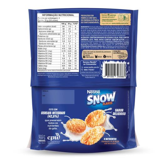 NESTLÉ SNOW FLAKES Cereal Matinal Sachê 120g - Imagem em destaque