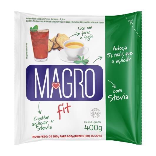 Adoçante em Pó Stevia Magro Fit Pacote 400g - Imagem em destaque