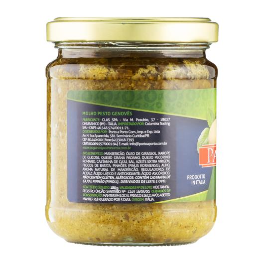 Molho Pesto Genovês Paganini Vidro 180g - Imagem em destaque