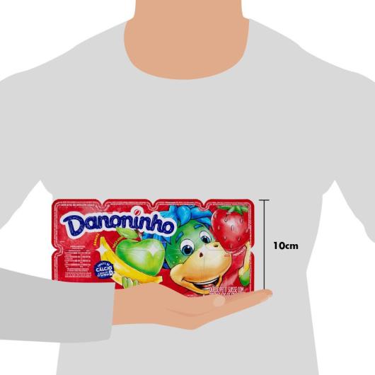 Danoninho Petit Suisse Morango, Banana e Maçã-Verde 320g 8 unidades - Imagem em destaque