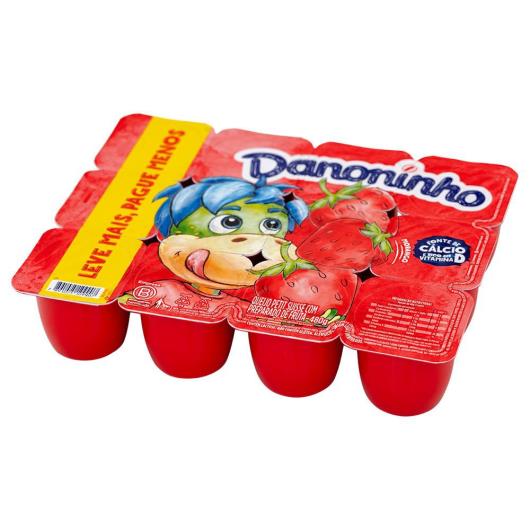 Queijo Petit Suisse Morango Danoninho Bandeja 480g Leve 12 Pague 10 Uni - Imagem em destaque