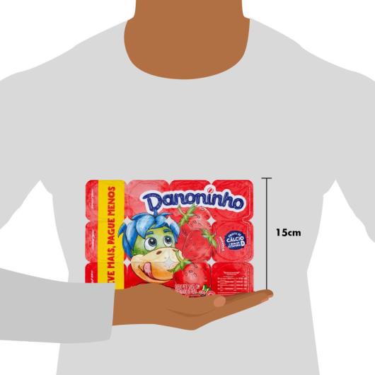 Queijo Petit Suisse Morango Danoninho Bandeja 480g Leve 12 Pague 10 Uni - Imagem em destaque