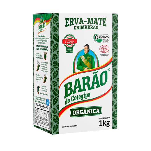 Erva-Mate Chimarrão a Vácuo Orgânico Barão de Cotegipe Pacote 1kg - Imagem em destaque