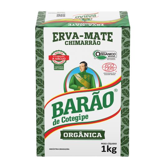 Erva-Mate Chimarrão a Vácuo Orgânico Barão de Cotegipe Pacote 1kg - Imagem em destaque