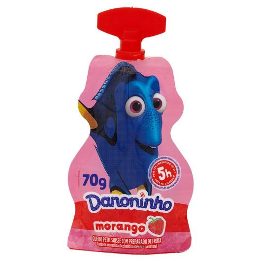 Queijo Petit Suisse Morango Danoninho para Levar Pouch 70g Sortidos - Imagem em destaque