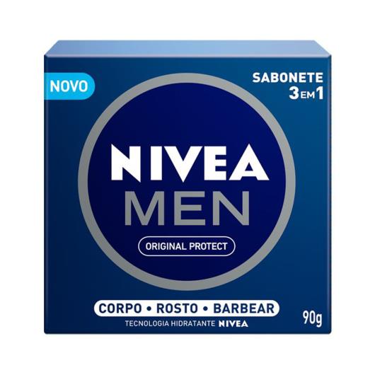 NIVEA MEN Sabonete em Barra Original Protect 3 em 1 90g - Imagem em destaque