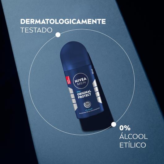 NIVEA Men Desodorante Antitranspirante Roll On Original Protect 50ml - Imagem em destaque