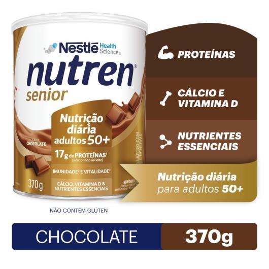 Complemento Alimentar Nutren Senior Chocolate 370g - Imagem em destaque