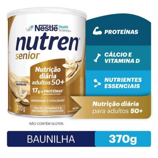 Complemento Alimentar Nutren Senior Baunilha 370g - Imagem em destaque