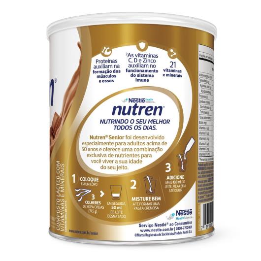 Complemento Alimentar Nutren Senior Café com Leite 370g - Imagem em destaque