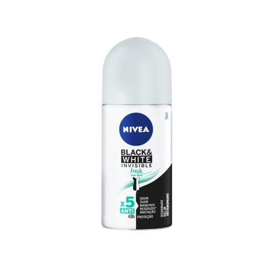 Desodorante Roll-On Nível Black And White Fresh Erva Doce 50ml