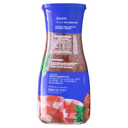 Passata de Tomate Rústica Sacciali Vidro 520g - Imagem em destaque