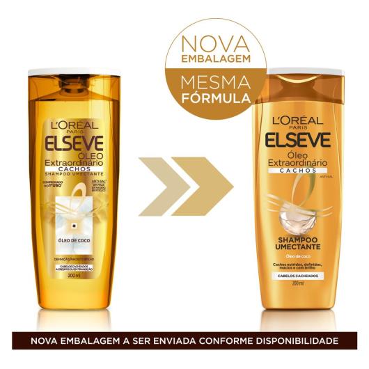 Shampoo óleo extraordinario cachos Elseve 200ml - Imagem em destaque