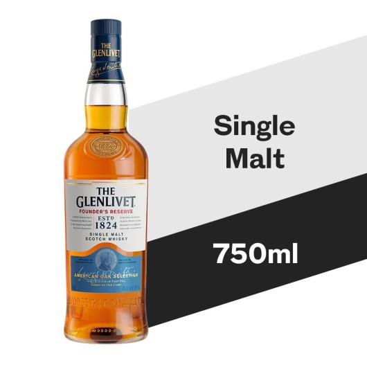 Whisky The Glenlivet Founder's Reserve Single Malt Escocês 750 ml - Imagem em destaque