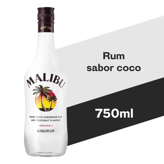 Malibu Rum Caribenho 750ml - Imagem em destaque