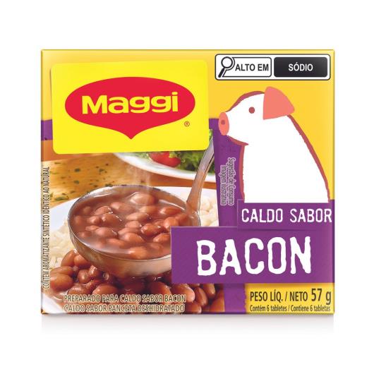 Caldo MAGGI Bacon Tablete 57g - Imagem em destaque