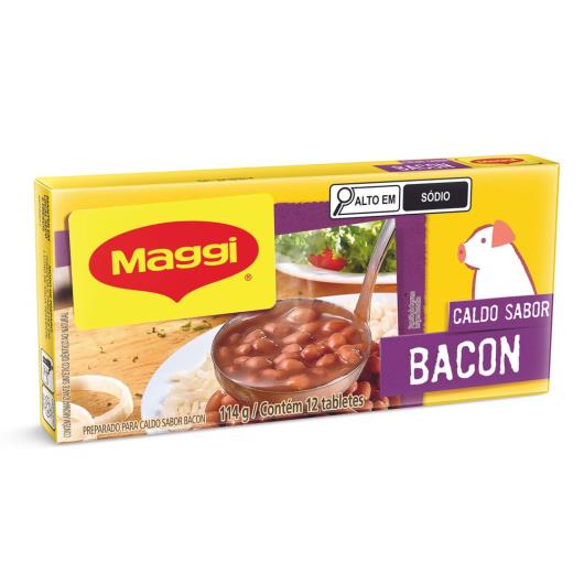 Caldo MAGGI Bacon Tablete 114g - Imagem em destaque