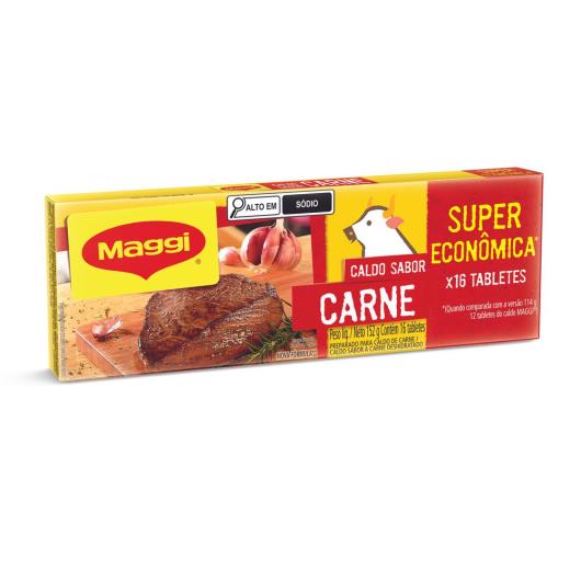 Caldo MAGGI Carne Tablete 152g - Imagem em destaque