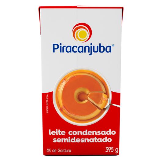 Leite Condensado Semidesnatado Piracanjuba Caixa 395g - Imagem em destaque