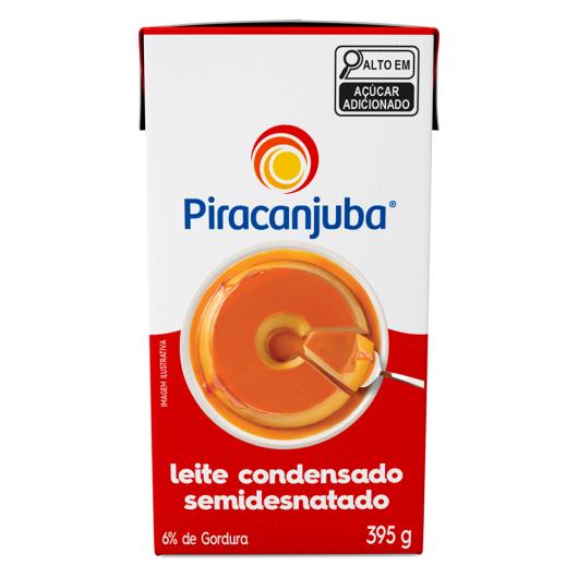 Leite Condensado Semidesnatado Piracanjuba Caixa 395g - Imagem em destaque