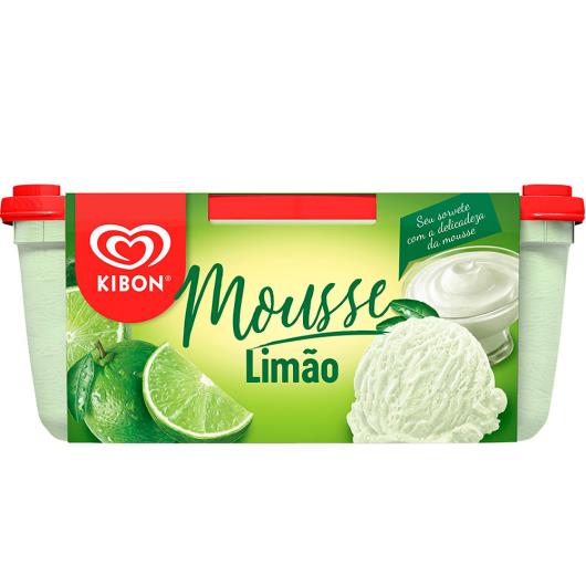 SORVETE KIBON MOUSSE DE LIMÃO 1,3L - Imagem em destaque