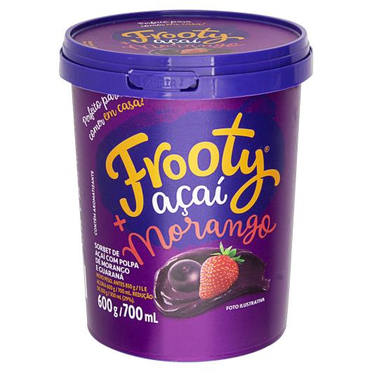 Sorbet Açaí com Morango Frooty Pote 700ml - Imagem em destaque