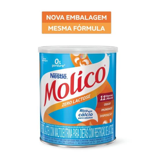 Composto Lácteo Zero Lactose Molico Lata 260g - Imagem em destaque