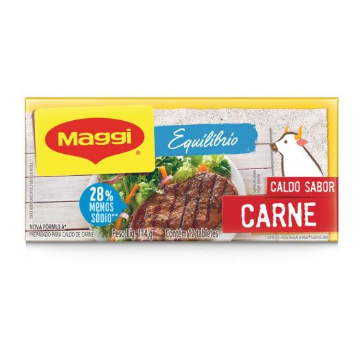 Caldo MAGGI Carne Equilibrium Tablete 114g - Imagem em destaque