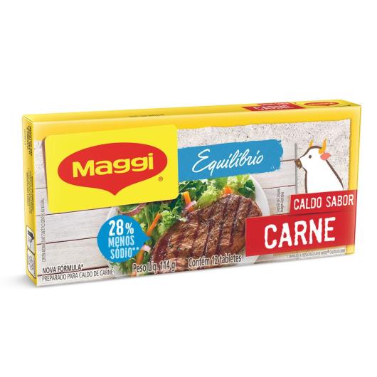 Caldo MAGGI Carne Equilibrium Tablete 114g - Imagem em destaque